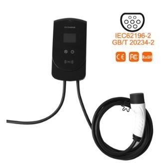 AC220V 7KW AC EV Charging Stations 1Phase For Home Screen Display